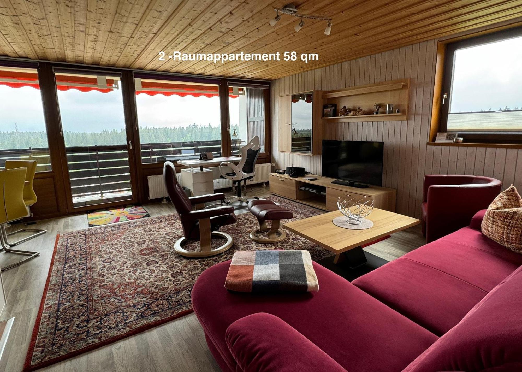 3- 2-1 - Raum - Ferienappartements Dieter Hoffmann Freudenstadt-Kniebis Beim Nationalpark Buitenkant foto