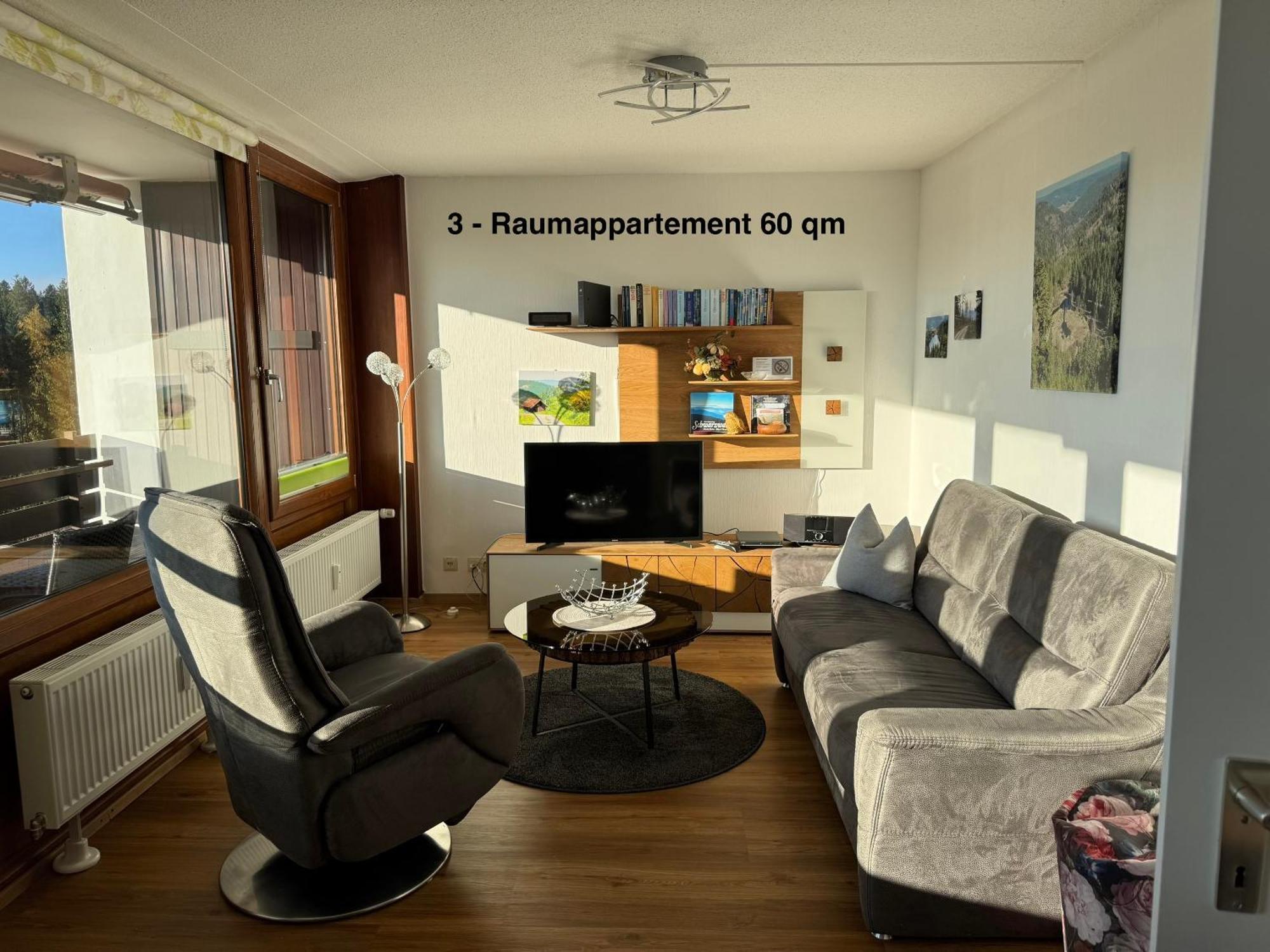 3- 2-1 - Raum - Ferienappartements Dieter Hoffmann Freudenstadt-Kniebis Beim Nationalpark Buitenkant foto